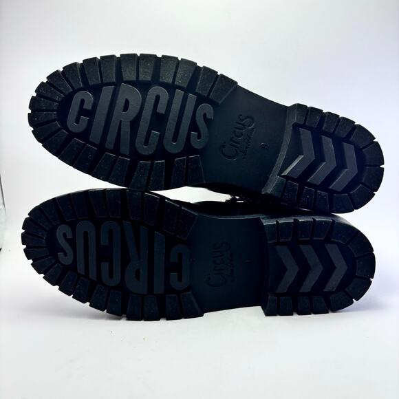 CIRCUS by SAM EDELMAN Gretchen Faux Shearling Hiker Boots Womens Size 9M - Picture 7 of 12